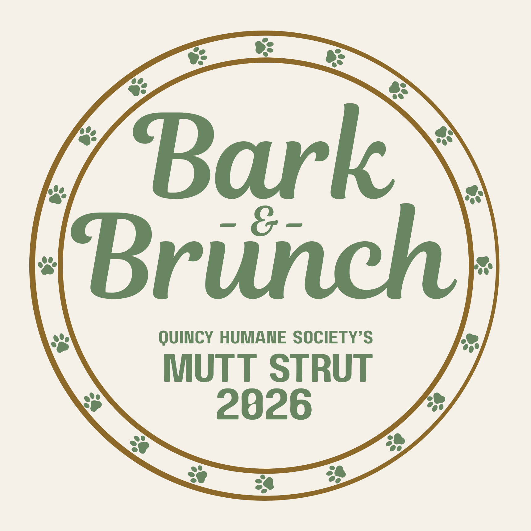 Mutt Strut: Bark and Brunch - logo